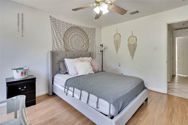 Bedroom, Interior, Wood Texture Flooring