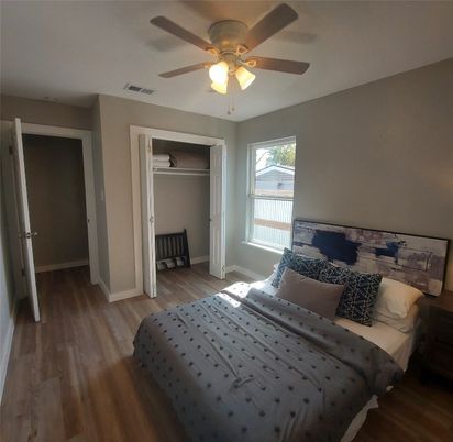 Bedroom, Interior, Wood Texture Flooring