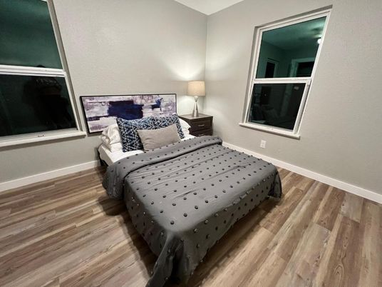Bedroom, Interior, Wood Texture Flooring
