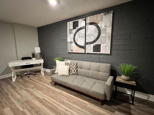 Home Office, Interior, Wood Texture Flooring