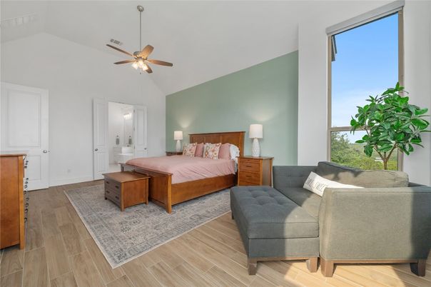 Bedroom, Interior, Wood Texture Flooring