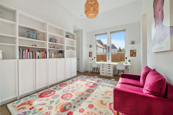 Home Office, Interior, Wood Texture Flooring