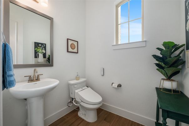 Bathroom, Interior, Wood Texture Flooring