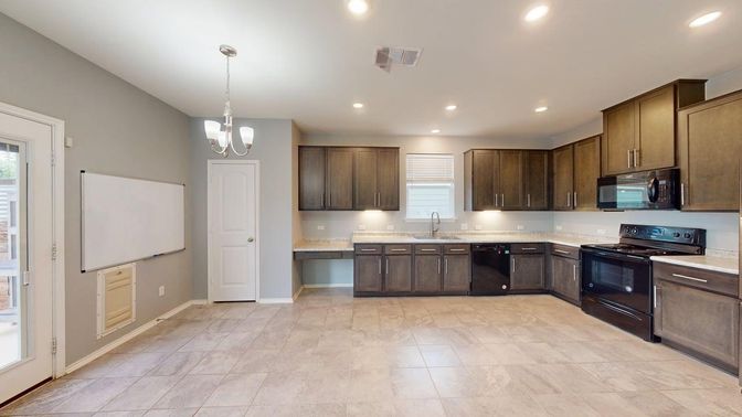Interior, Kitchen, Pendant Lights, Recessed Lighting