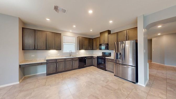 Interior, Kitchen, Recessed Lighting, Stainless Steel Appliances