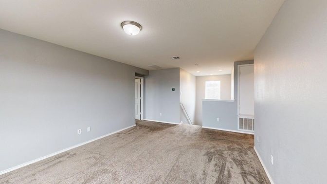 Empty room, Interior, Recessed Lighting