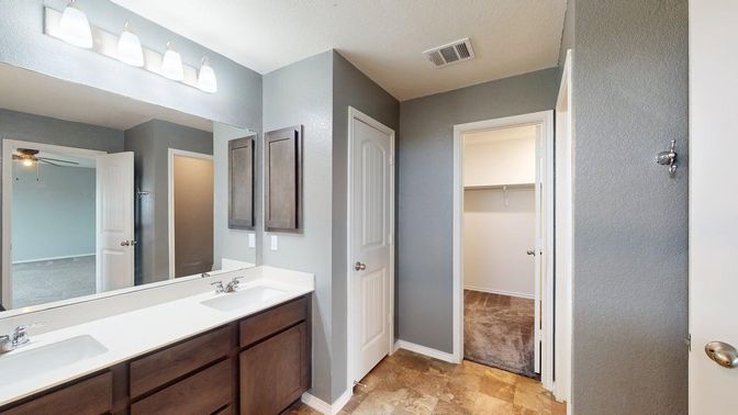 Bathroom, Dual Sink Vanities, Interior, Walk-in Closets