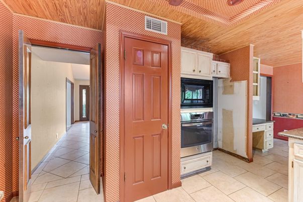 Interior, Kitchen, Stainless Steel Appliances, Wooden Ceilings