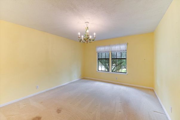 Chandelier, Empty room, Interior