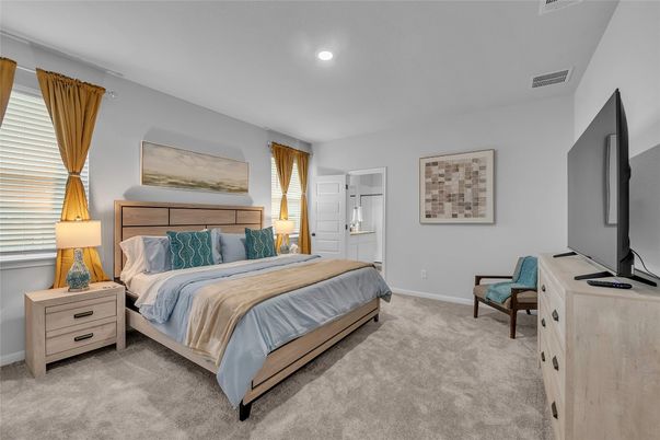 Bedroom, Interior, Recessed Lighting