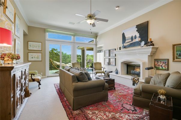Fireplace, Interior, Living room, Recessed Lighting