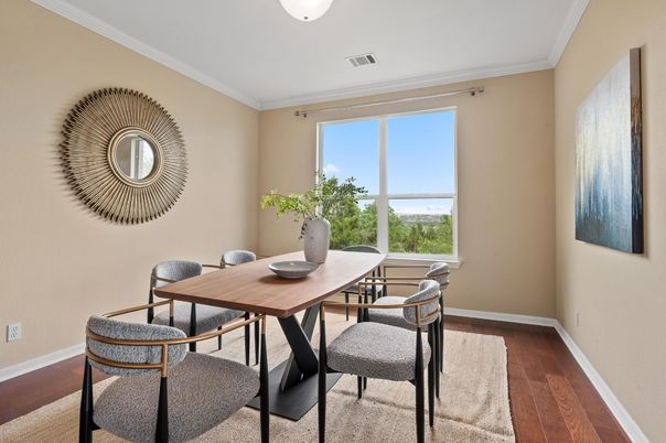 Dining room, Interior, Wood Texture Flooring