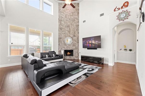 Fireplace, Interior, Living room, Wood Texture Flooring