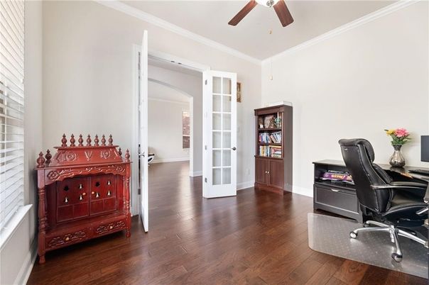 Home Office, Interior, Wood Texture Flooring