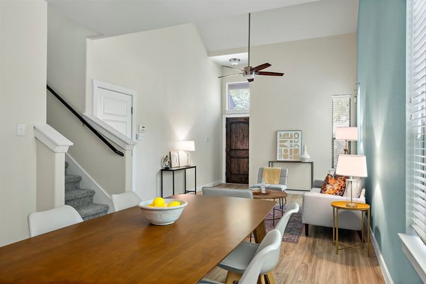 Dining room, Interior, Living room, Wood Texture Flooring