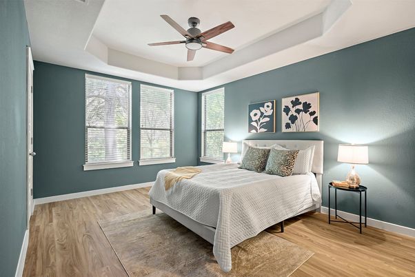 Bedroom, Interior, Wood Texture Flooring