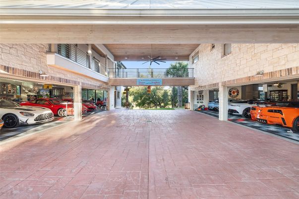 Exterior, Garage, Stone Walls