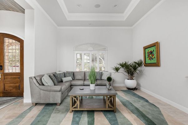 Interior, Living room, Recessed Lighting