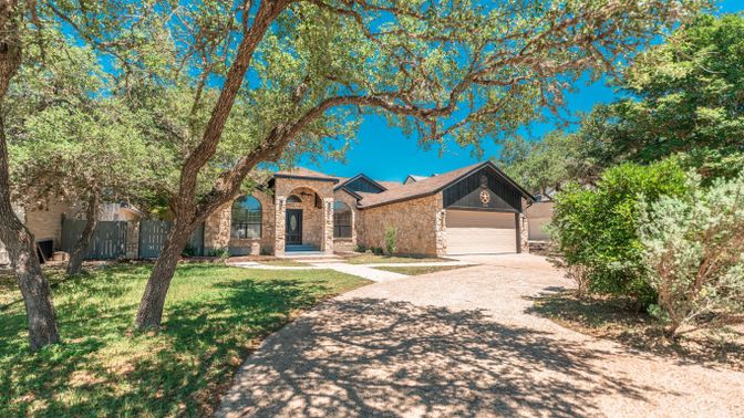 Attached, Backyard, Exterior, Facade, Mediterranean