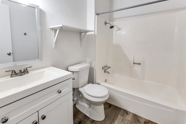 Bathroom, Interior, Wood Texture Flooring