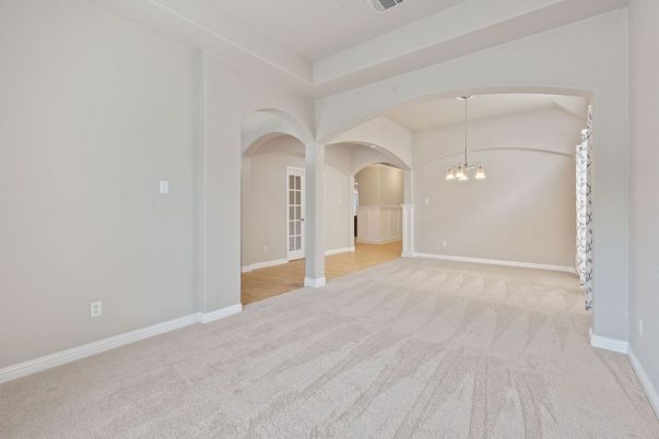 Empty room, Interior, Pendant Lights