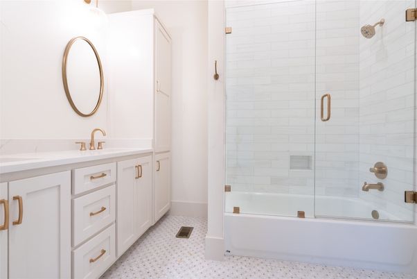 Bathroom, Glass Shower, Interior