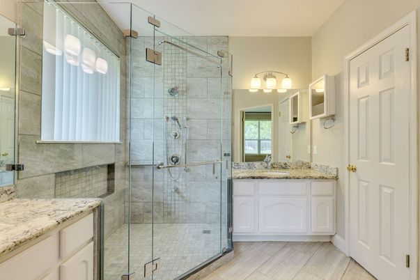 Bathroom, Glass Shower, Interior