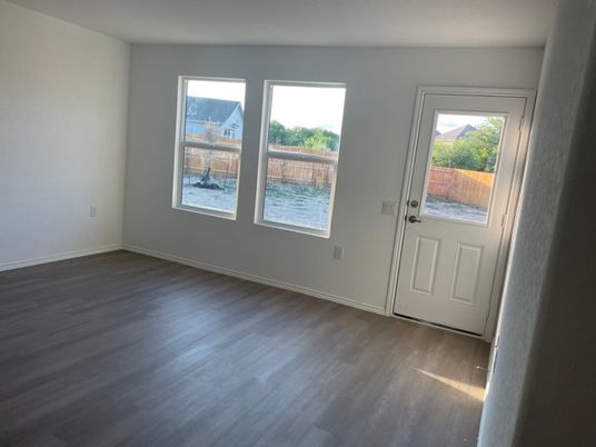 Empty room, Interior, Kitchen, Wood Texture Flooring