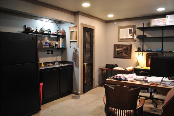 Home Office, Interior, Recessed Lighting