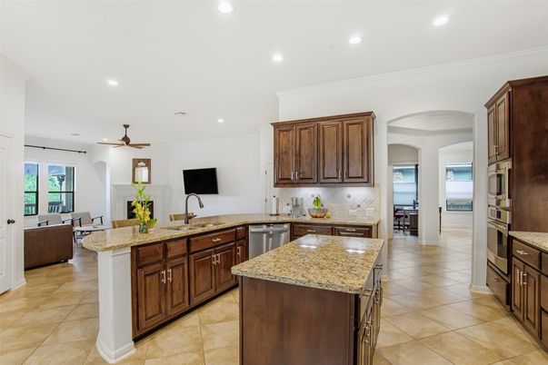Interior, Kitchen, Living room, Recessed Lighting