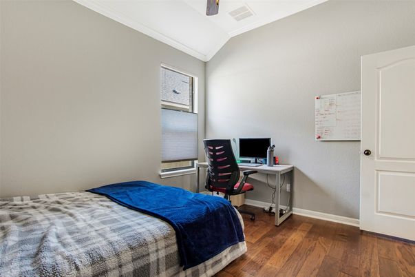 Bedroom, Home Office, Interior, Wood Texture Flooring
