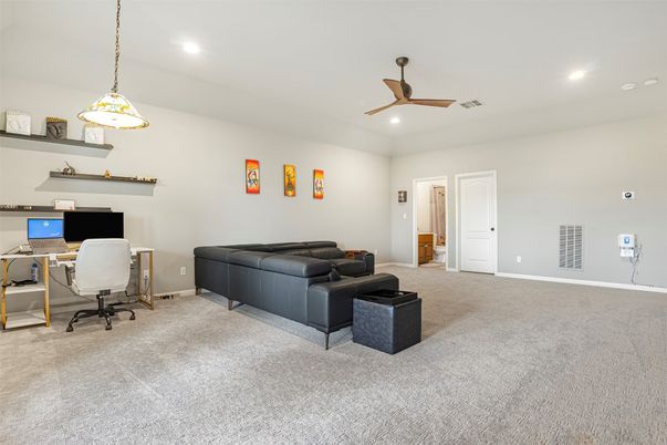 Home Office, Interior, Pendant Lights, Recessed Lighting