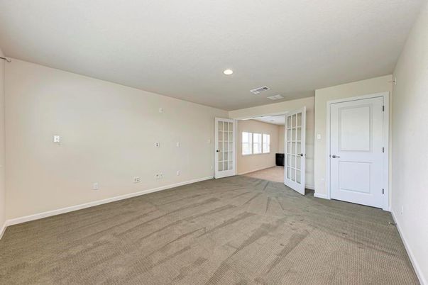 Empty room, Interior, Recessed Lighting