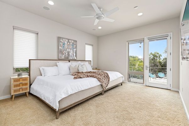 Bedroom, Interior, Recessed Lighting