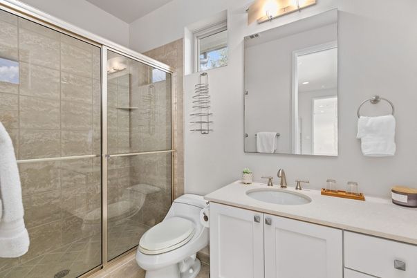 Bathroom, Glass Shower, Interior