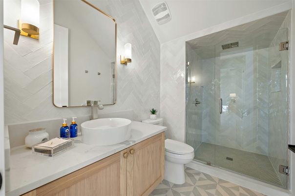 Bathroom, Glass Shower, Interior