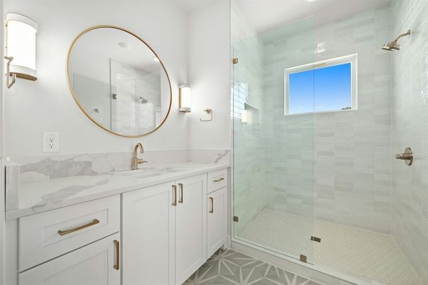 Bathroom, Glass Shower, Interior
