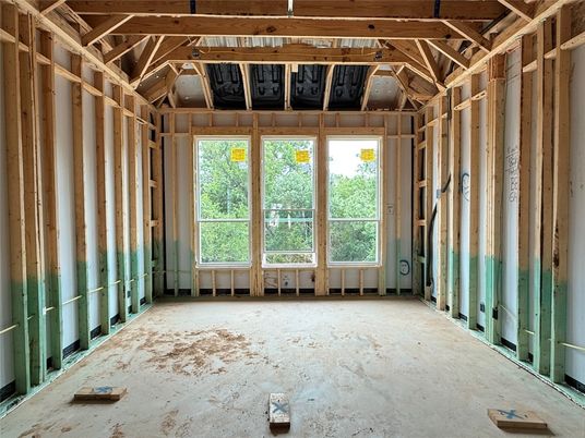 Empty room, Interior, Wooden Beams, Wooden Ceilings, Wooden Walls