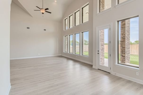 Empty room, Interior, Wood Texture Flooring