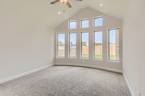 Empty room, Interior, Recessed Lighting