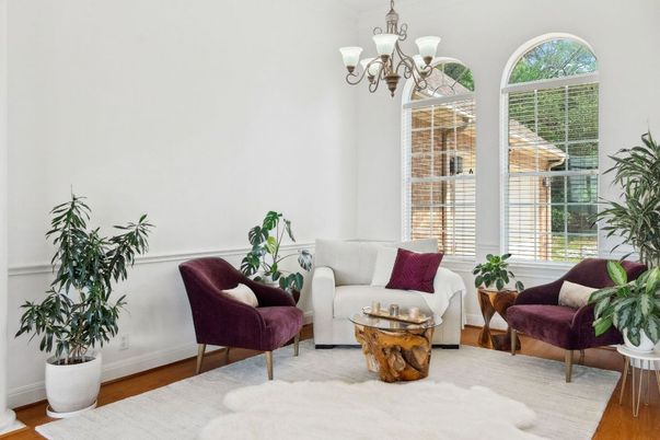 Chandelier, Interior, Living room, Wood Texture Flooring