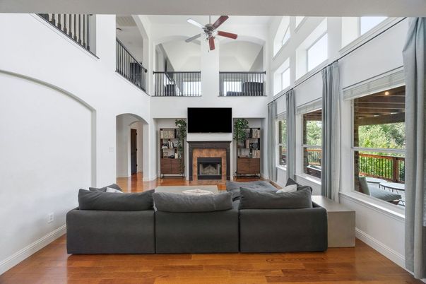 Fireplace, Interior, Living room, Wood Texture Flooring