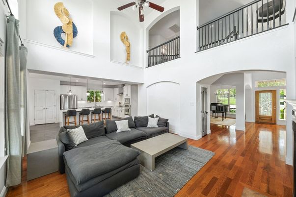 Interior, Kitchen, Living room, Piano, Wood Texture Flooring