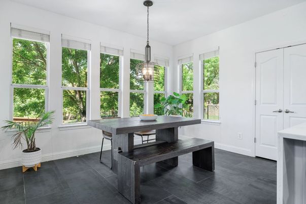 Dining room, Interior, Pendant Lights