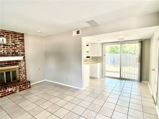 Empty room, Fireplace, Interior, Kitchen, Stone Walls