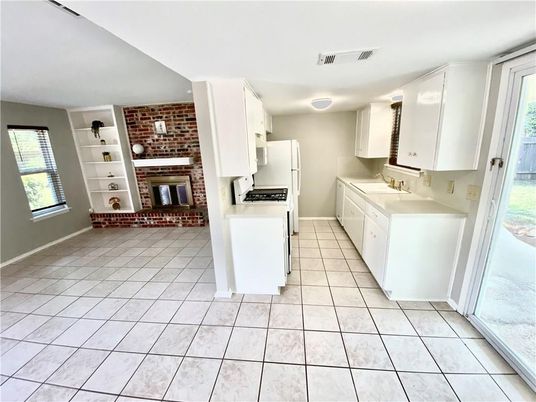 Fireplace, Interior, Kitchen, Stone Walls