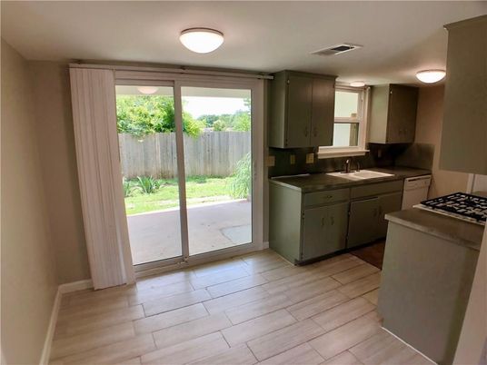 Interior, Kitchen, Wood Texture Flooring