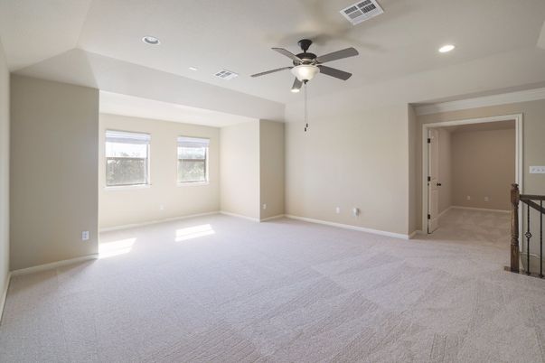 Empty room, Interior, Recessed Lighting