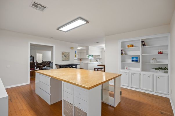 Interior, Kitchen, Wood Texture Flooring