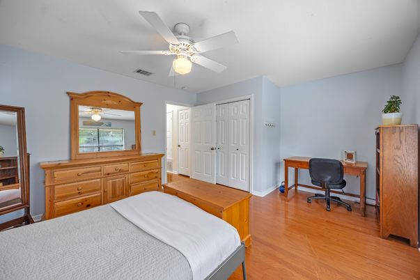 Bedroom, Home Office, Interior, Wood Texture Flooring
